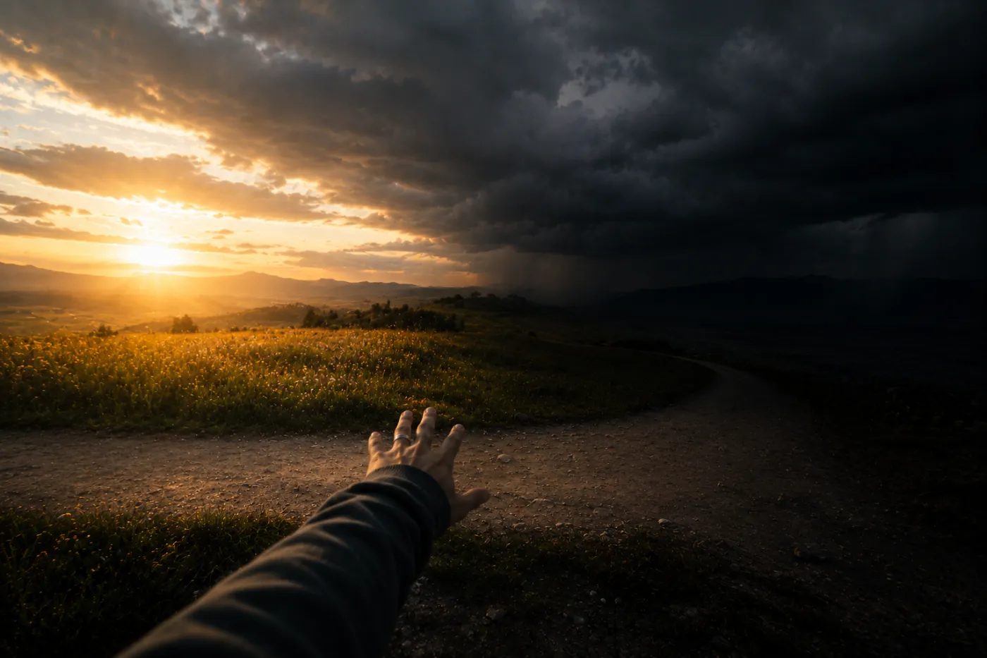 Reaching toward the light